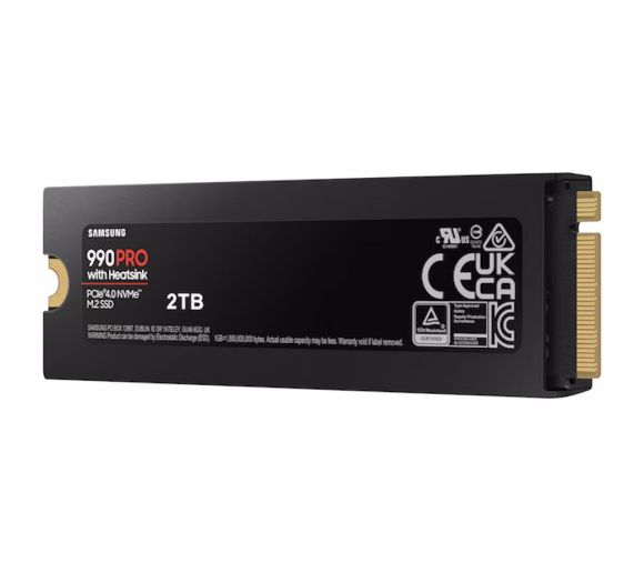 Samsung - SSD SAMSUNG 990 PRO 2TB/PCIe 4.0/NVMe/MS/s w/Heastsink/crna_1