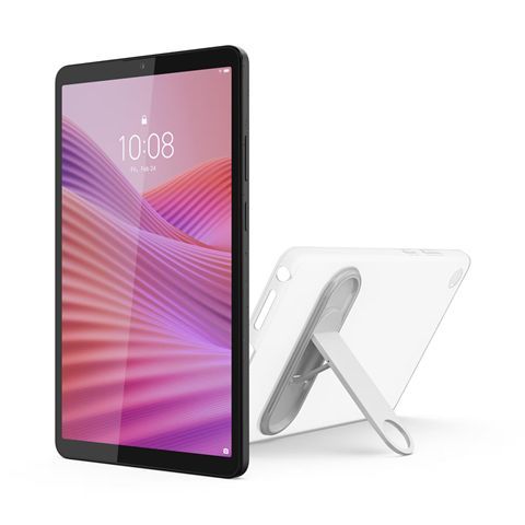 Lenovo - Tab One (TB305XU) Tablet (Luna  Grey, 4G LTE+Call, Clear Case), 8.7`` HD (1340x800) IPS 480n , MTK G85 Helio 8-Cores 2.0GHz, 4GB RAM, 128GB, GPS, WiFi ac, BT5.3, USB-C, Dolby, 2.0MP/8.0MP, nanoSIM, mSD (1TB max), 5100mAh, Android 14+_0