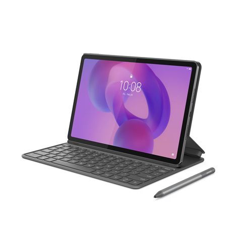 Lenovo - Idea Tab TB336ZU (5G, Luna Grey, Metal, Pen, Folio Keyboard), 11`` 2.5K (2560x1600) IPS 90Hz 500n, MTK Dimensity 6300 8-Cores 2.4GHz, 8GB, 128GB, mSD (max 2TB), GPS, WWAN 5G WiFi5, BT5.2, 4xSpk Dolby, 5.0MP/8MP, 7040mAh, IP52, Android 15_0