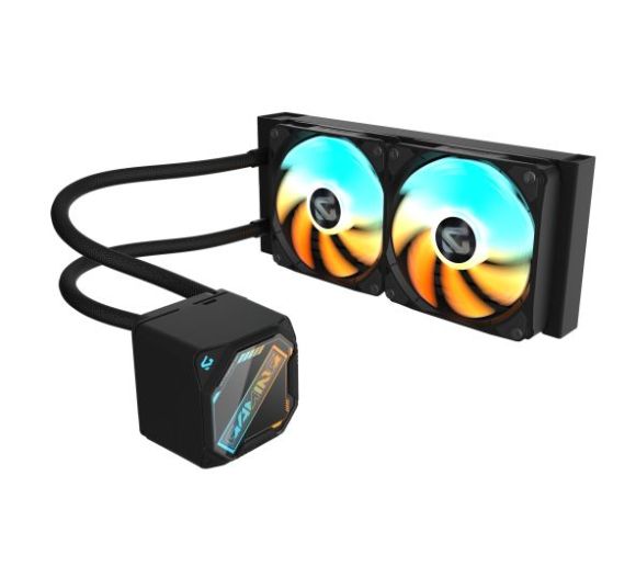 Gigabyte - GAMING 240 all-in-one liquid cooler, DIY-friendly EZ-Chain fans with slide-lock and DAISY-CHAIN_0