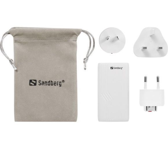Sandberg 4in1 TravelCharger 2xUSB-C/A 65W 441-68_1