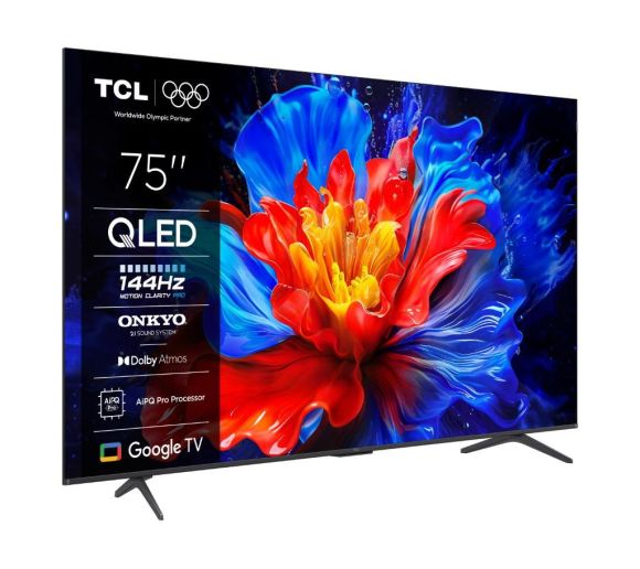 TCL - Televizor TCL 75P8K/QLED/75"/4K UHD/144Hz/Google TV/crna_2