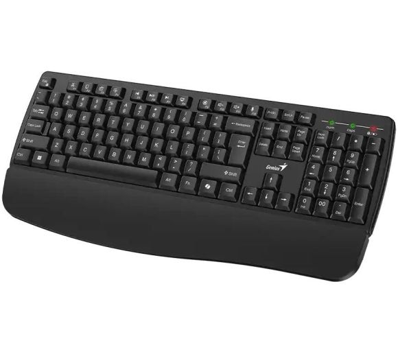 Genius - Genius KB-7123,PR,AI,BLK,SER,2.4GHZ,KB_0