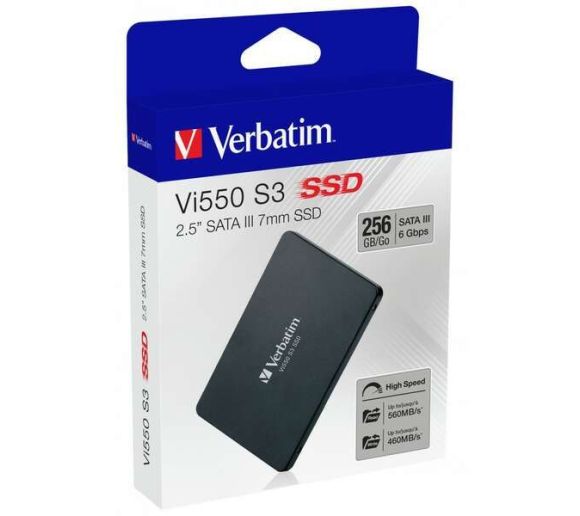 Verbatim - SSD 2.5" SATA Verbatim Vi550 S3 256GB 520MB/s 460MB/s_0