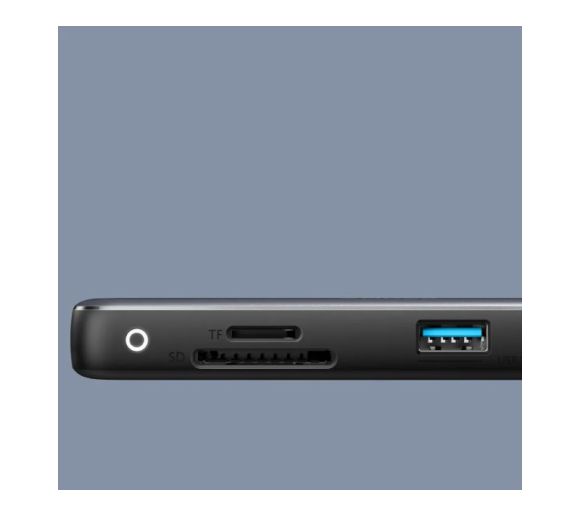USB-C Data Hub, 8u1 Multiport, PD 85W, 10Gbps crni _6