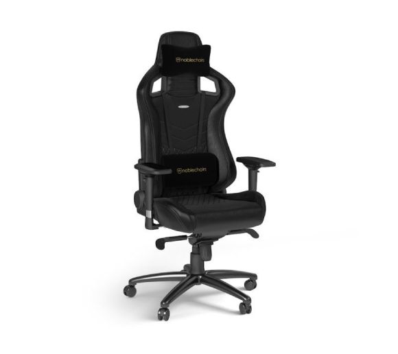 EPIC Real Leather Gaming stolica crna _0