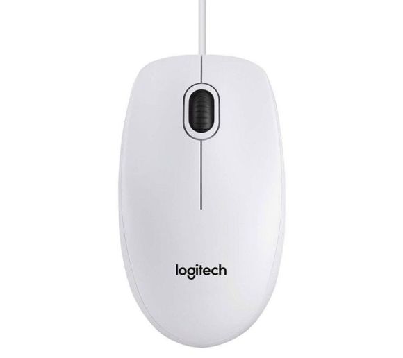 Logitech - Miš žični Logitech B100 optički beli 910-003360_0