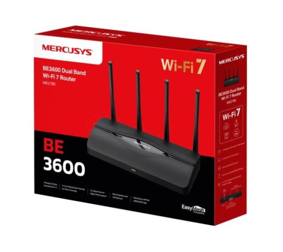 Mercusys - LAN Router Mercusys MR27BE WiFi/BE3600/2x1G/2x2,5G/3568Mb/s_1