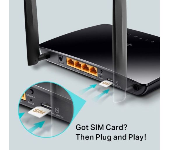 TP-Link - 4G Router TP-LINK Archer MR402 AC1200/4GLAN/SIM slot_3