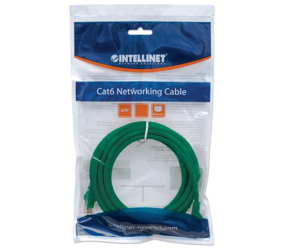 Intellinet - LAN UTP kabl intellinet 342476 Cat6 CCA/Zeleni/1m_1