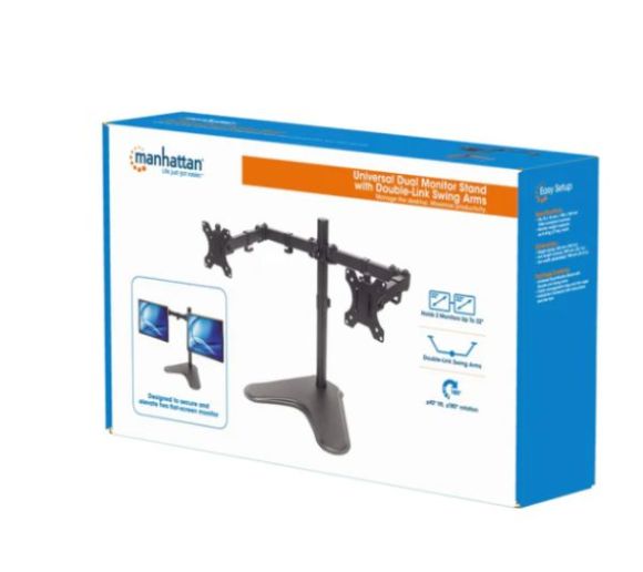 Manhattan - Stoni nosač za dva monitora Manhattan 461559 13"-32"_3