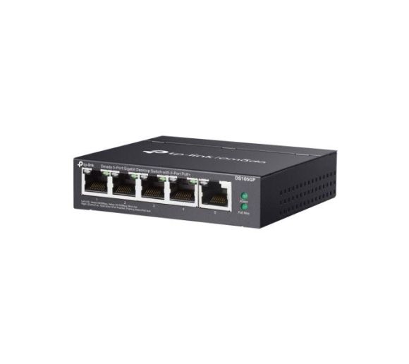 TP-Link - LAN Switch TP-Link DS105GP 5x1G/4PoE/65W_4
