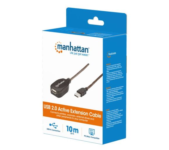 Manhattan - Kabl Manhattan 150248 USB-A M/F 2.0/480Mbps/produžni aktivni/10m_2
