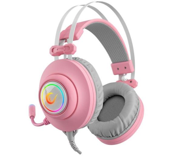 Slušalice sa mikrofonom Rampage RM-K1 PULSAR 7.1 USB + 3.5mm roze_1