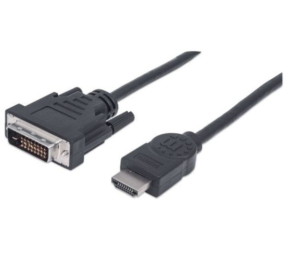 Manhattan - Kabl Manhattan 372510 HDMI/M - DVI-D/M 24+1/3m_0