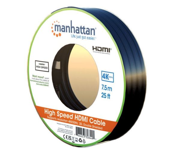Manhattan - Kabl Manhattan 308441 HDMI M/M 1080/7,5m_2