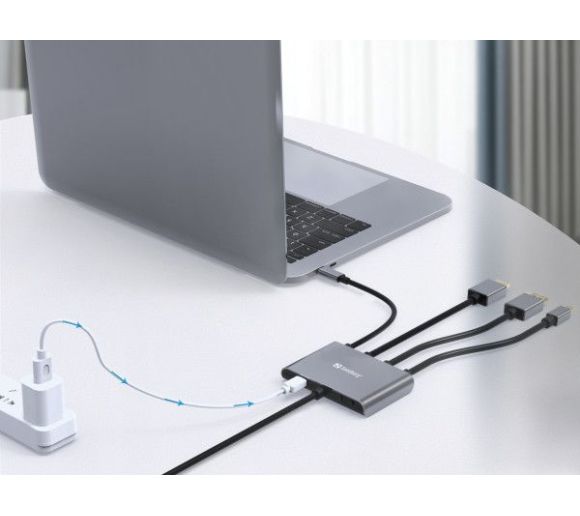 Kabl-display HUB Sandberg All-In-One USB C/DP/m DP/HDMI - HDMI 2m 509-21_6