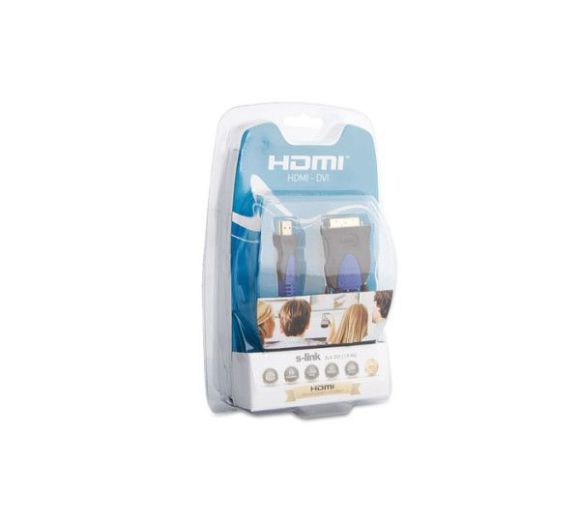 Kabl S-link SLX-310 HDMI na DVI 24 + 1M Gold 1,5m_2