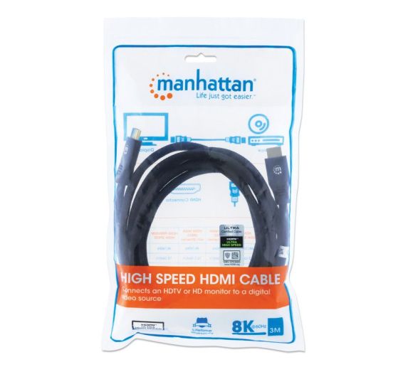 Manhattan - Kabl Manhattan 355957 HDMI M/M 8K/60Hz/48G/3m_3