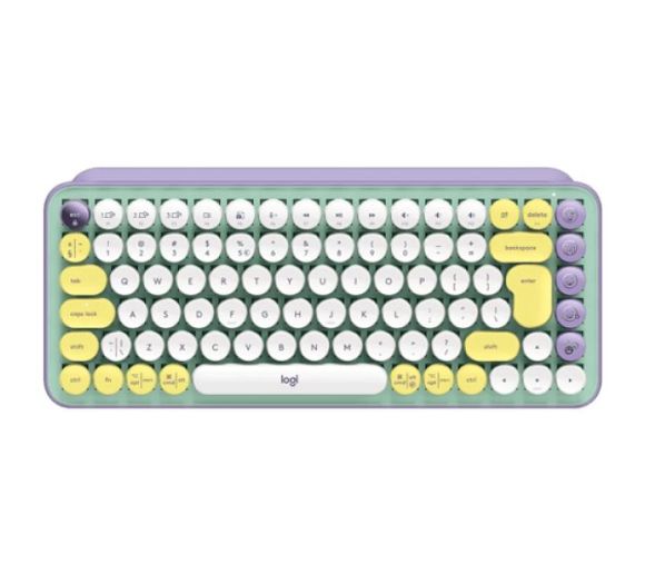 Logitech - Tastatura Wireless Logitech Pop Keys Daydream bela/ljubičasta US 920-010736_0