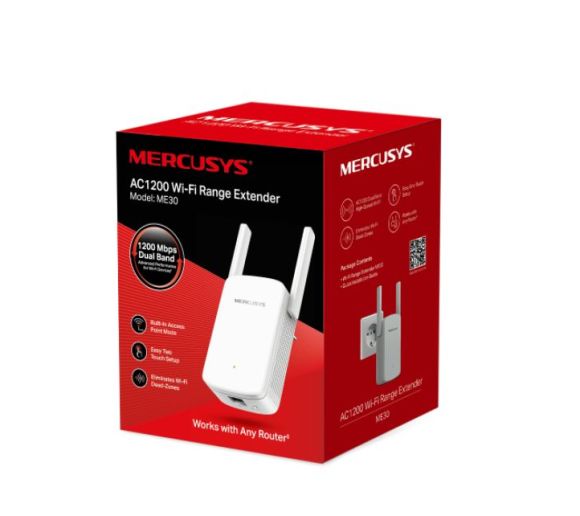 Mercusys - Mercusys ME30 AC1200 Wi-Fi Range Extender | Pojačivač Signala |_1