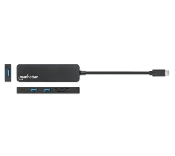 Manhattan - USB-C HUB 3port Manhattan 164948 3.2 G1/5Gbps/CR/Crni_2