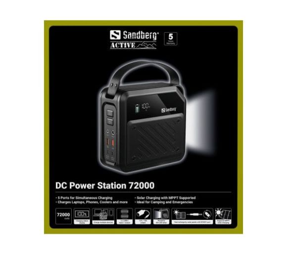 Power Station Sandberg 72000mAh 421-22 PD100W/lamp_6