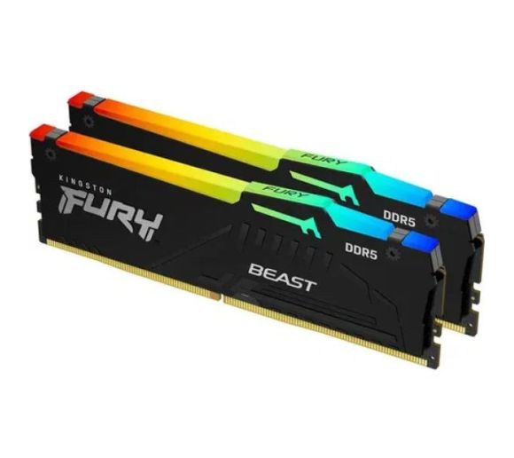 RAM DDR5 16GB (2x8GB) 6000MHz Kingston Fury Beast RGB KF560C36BBEAK2-16_0