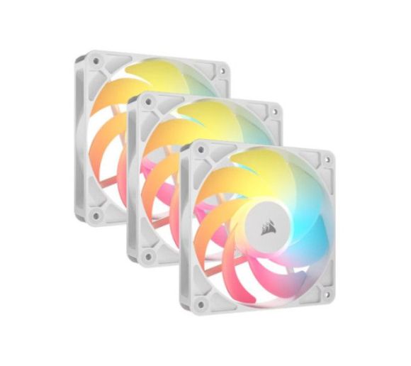 Corsair - Ventilatori Corsair 3x RS120-R ARGB 120mm PWM-Triple Pack - White, CO-9050197-WW_0