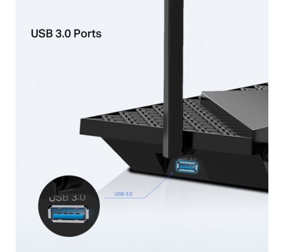 TP-Link - LAN Router TP-Link Archer AX72 PRO AX5400/WiFi6/3GLAN/1GWAN/1x2,5G WAN-LAN/USB_4