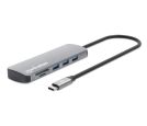 Manhattan - Docking station Manhattan 190459 9in1 USB-C - 1xHDMI/5xUSB/LAN/CR/PD 100W_small_0