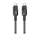 Kabl Swift Fast charging braided data cable 1.2M C36 65W(C-C) crni _small_1