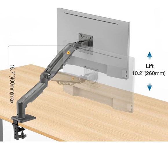 F80 stoni nosač za monitor mat crni 17-30 inča _5
