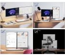 H180 stoni nosač za dva monitora mat crni 17-27 inča _small_6