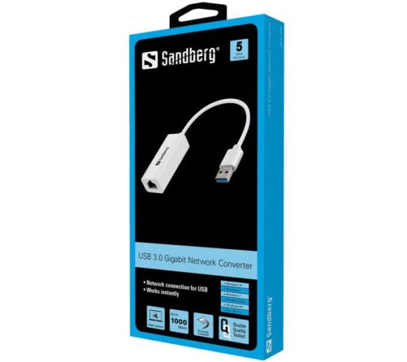 Adapter Sandberg USB-LAN 10/100/1000Mbps 133-90_1