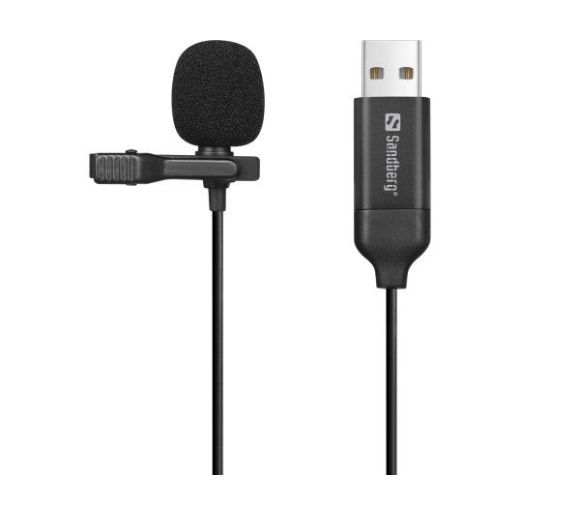 USB streamer mikrofon Sandberg Clip 126-40_0