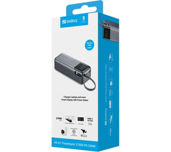Powerbank Sandberg All in1 421-31 27000mAh PD240W_6
