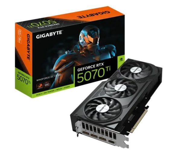 Gigabyte - VGA Gigabyte RTX 5070-Ti WINDFORCE 3 OC SFF 16GB, GV-N507TWF3OCV2-16GD_0