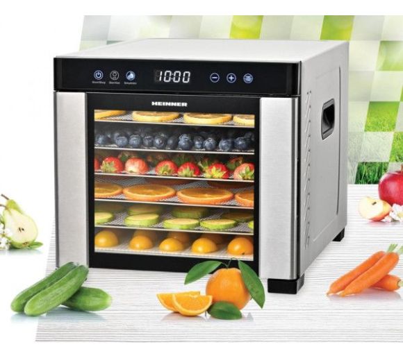 Dehidrator HEINNER PRODRY ESSENTIAL HFD-KD600SS 650W/6 mesta/75c/timer_2
