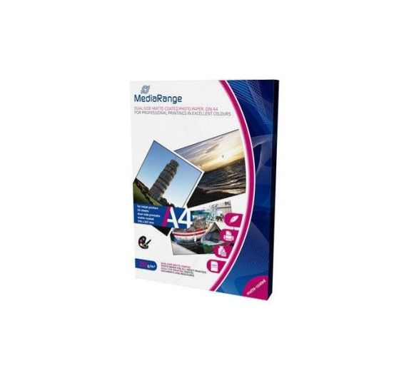 MediaRange -  foto papir A4 dualside matt 250 g/m²_0