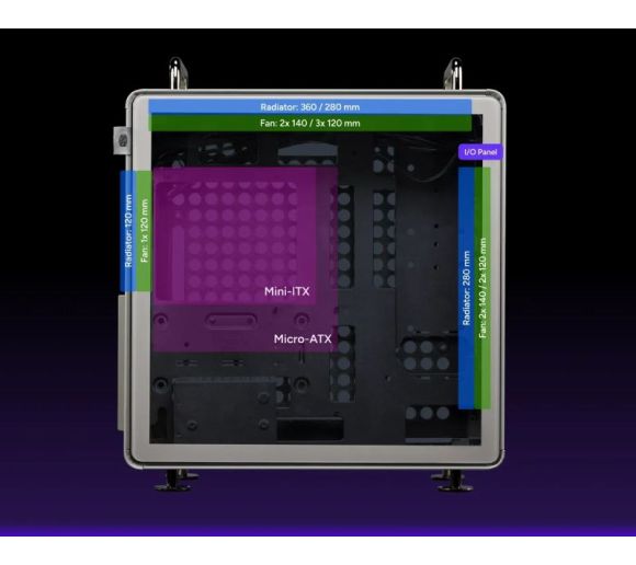 Cooler Master - Qube 540 Moonstone modularno kućište (Q540-LGNN-S00) _0