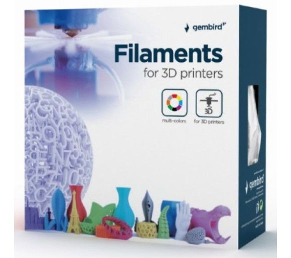 Gembird - 3DP-ABS1.75-01-TR ABS Filament za 3D stampac 1.75mm, kotur1KG Transparent_2