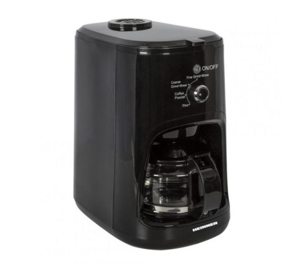 Aparat za filter kafu HEINNER HCM-900RBK/900W/sa mlinom_1