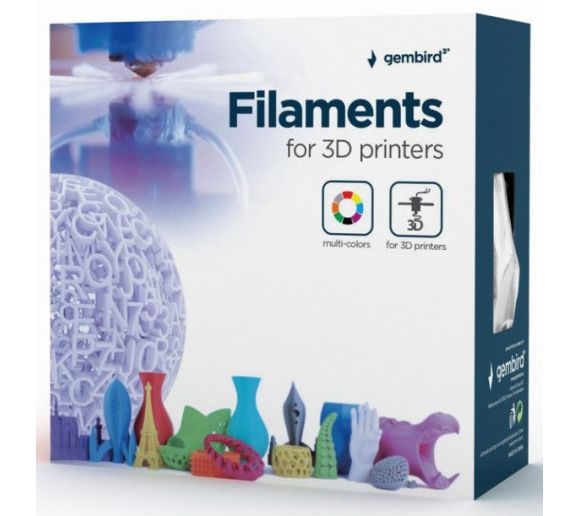 Gembird - 3DP-PLA-01-MTP Mat PLA Filament za 3D stampac 1.75mm, kotur 1KG, Pink_1