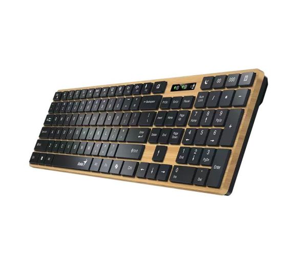 Genius - SlimStar 7250BT, AI, Pine Wood YU wireless tastatura _3