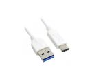 E-GREEN - Kabl 3.0 USB A - USB 3.1 tip C M/M 1m, za Superbrzo punjenje, 120W, 20V, 6A, beli _small_0