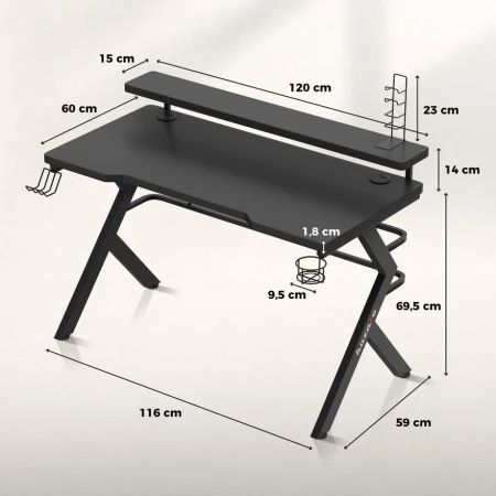 Huzaro -  Hero 5 Crni Gaming sto_6