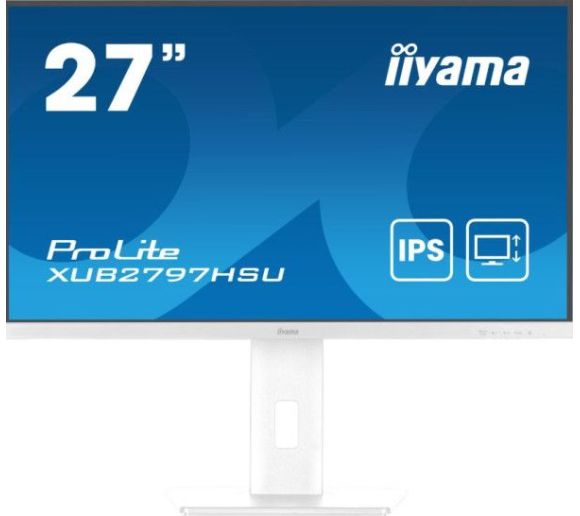 Monitor 27" Iiyama XUB2797HSU-W2 IPS 1920x1080/100Hz/1ms/HDMI/DP/USB_0