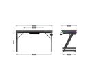 Huzaro - Hero 3.3 Crni RGB Gaming sto 140x60cm_small_6