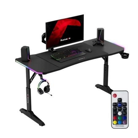 Huzaro - Hero 3.6 Crni RGB Podesivi Gaming sto 140x60cm_0